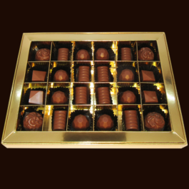 Le Chocolat XTACY 24 Piece Gold Luxury Chocolate Tray