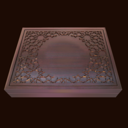 Le Chocolat XTACY 35 Piece Wooden Mashrabiya Design Stuffed Dates Box