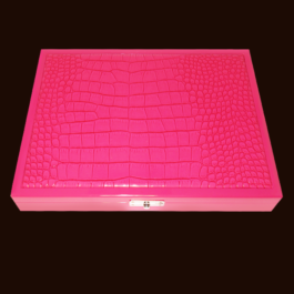 Le Chocolat XTACY Fuchsia Luxury Wood Chocolate Box