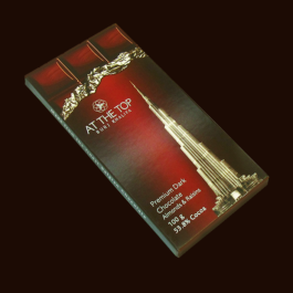 Le Chocolat XTACY Personalized Burj Khalifa Dark Chocolate Bar