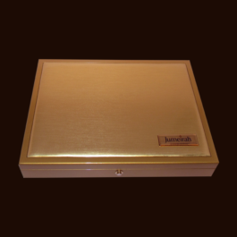 Le Chocolat XTACY Wooden Jumeirah Zabeel Saray Chocolate Concept Box
