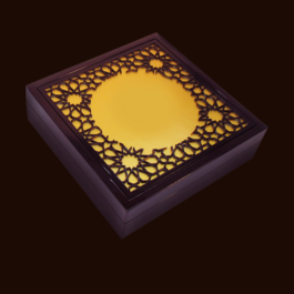 Le Chocolat XTACY Wooden Mashrabiya Design 15 Piece Dates Box