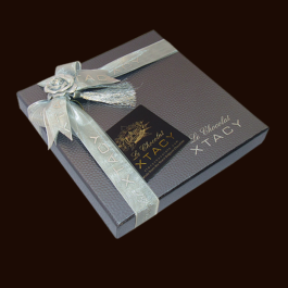 Le Chocolat XTACY 16 Piece Silver Chocolate Box