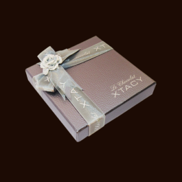 Le Chocolat XTACY 9 Piece Silver Chocolate Box
