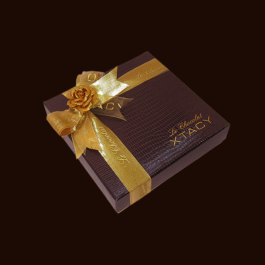Le Chocolat XTACY 9 Piece Wine Burgundy Chocolate Box