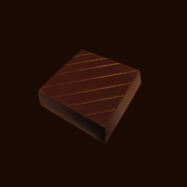 Le Chocolat XTACY DARK SQUARE WITH DARK GANACHE