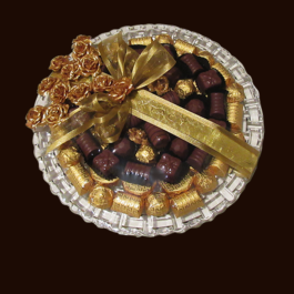 Le Chocolat XTACY Decorated Crystal Platter