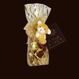 Le Chocolat XTACY Golden Chocolate Pouch & Toy