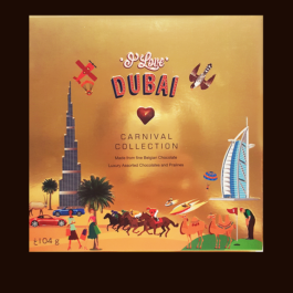I love Dubai Premium Praline Medium Chocolate Box