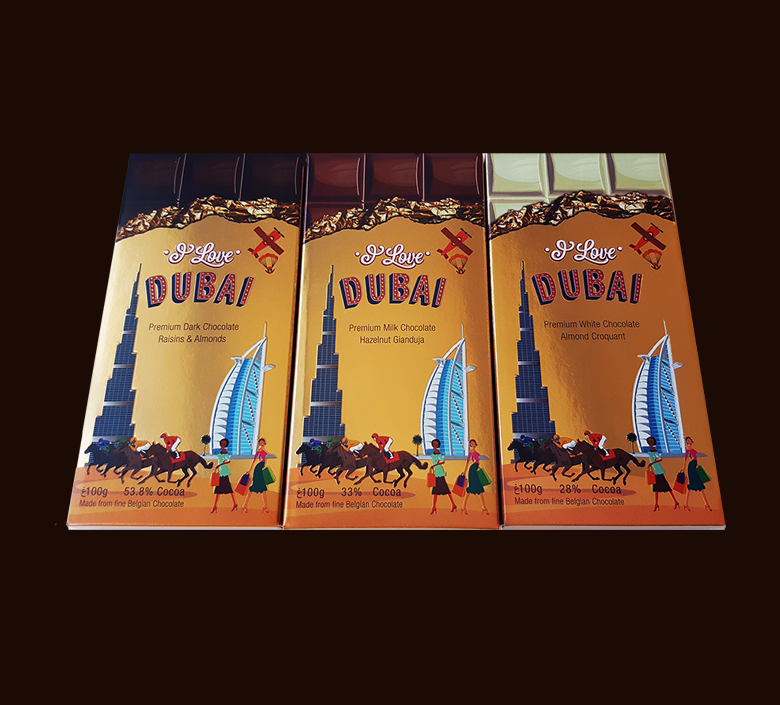 I Love Dubai 100g Premium Chocolate Bars – Le Chocolat