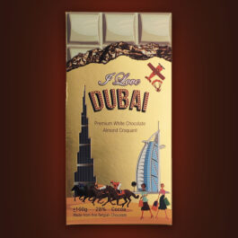 I Love Dubai White Chocolate 100g Bar