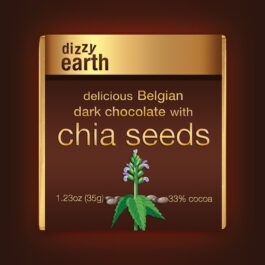 Superfood Delicious Belgian Dark Chocolate with Chia Seeds