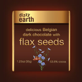 Superfood Delicious Belgian Dark Chocolate with Flax Seeds